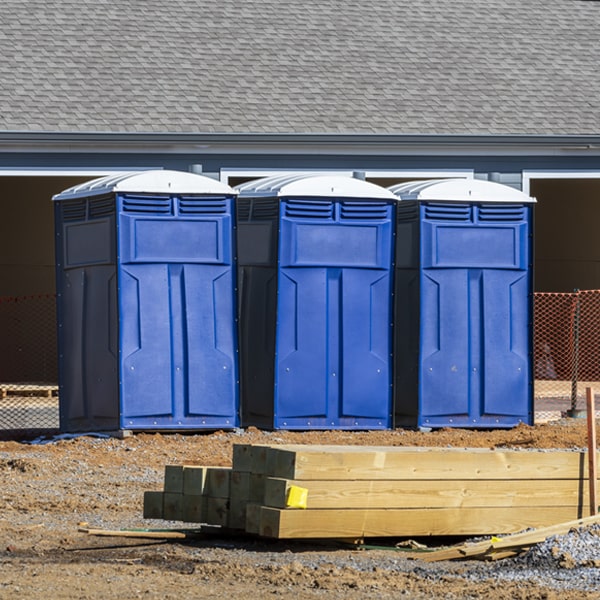 is there a specific order in which to place multiple porta potties in Lafayette VA